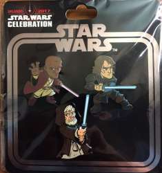 24584 - Star Wars Celebration VIII - Jedi 3-pin set - Disney Licensed