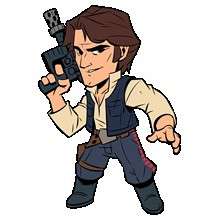 24583 - Star Wars Celebration VIII - Han Solo - Disney Licensed
