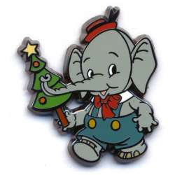 39291 - 2003 Advent Calendar - Set #1 - Elmer Elephant with a Christmas Tree - Disney Store US