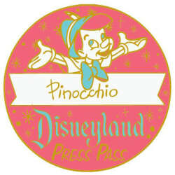 39488 - Dateline: Disneyland 1955 - Press Pass Mystery Set - Pinocchio - Disneyland Resort alternate image