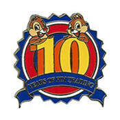 3972 - Disney Pin Trading 10th Anniversary - Chip & Dale alternate image