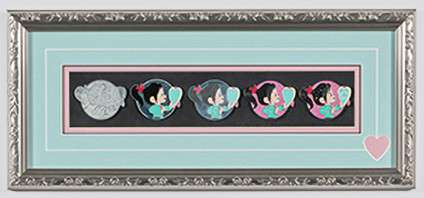25092 - Heroine Profile - Vanellope Pin Progression Artist Proof Framed Pin Set