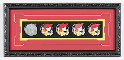 25099 - Heroine Profile - Jessie Pin Progression Artist Proof Framed Pin Set