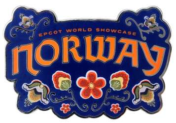 41141 - EPCOT World Showcase - Floral Norway Logo - Walt Disney World