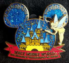 25646 - Happiest Celebration on Earth - Cinderella's Castle (Tinker Bell) Slider - Walt Disney World