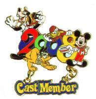 41355 - 2008 Dated Year Pins - Fab Four 2008 Dangle - Theme Park Cast Member Exclusive alternate image