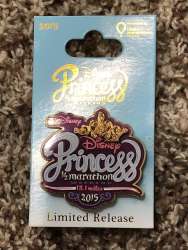 41425 - runDisney: Princess Half-Marathon Weekend - Princess Half Marathon 2015 participant pin - Walt Disney World