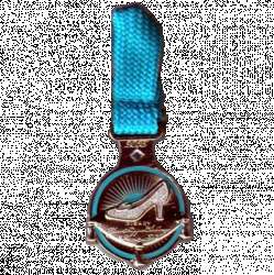 41426 - runDisney: Princess Half-Marathon Weekend - 2015 Disney's Princess Weekend - Disney's Glass Slipper Challenge - Finishers Medal - Walt Disney World