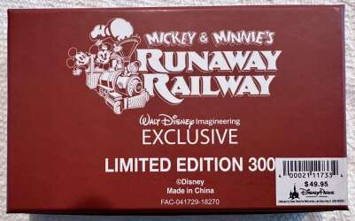 41467 - Mickey and Minnie's Runaway Railway Coming Attraction - Mickey, Minnie, Pluto and Goofy - Walt Disney Imagineering alternate image