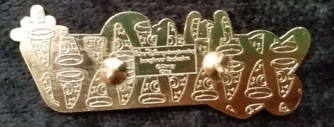 6782 - Retro 1952 Wallet Disney Imagineering Logo - Brown and Yellow - Walt Disney Imagineering alternate image