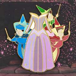 42031 - Loungefly - Collector Box - Flora, Fauna, and Merryweather and Aurora's lenticular dress - Loungefly