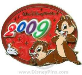42612 - White Glove Series - Dated 2009 - White Glove - Dated - Chip & Dale - Walt Disney World