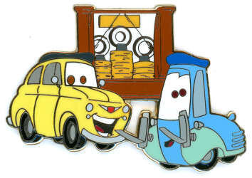 Luigi and Guido in front of Casa Della Tires