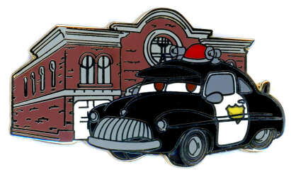 Sheriff in front of Town Hall