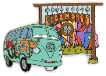 43003 - Radiator Springs Building Series - Fillmore in front of his Organic Fuel Shop - Disney Store US