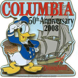 43167 - Attraction Anniversaries - Columbia's 50th Anniversary - Donald Duck - Disneyland Resort
