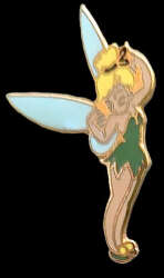 43337 - Tinker Bell - Tinker Bell Black Hair Bow