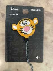 43613 - Hot Topic - Disney - Tigger Chain Pin - Loungefly alternate image