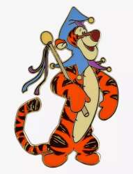 43958 - BoxLunch - Our Universe Winnie the Pooh Halloween Costume - Tigger as Jester - Disney Licensed