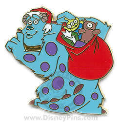 44708 - A Disney-Pixar Holiday - Mystery Tin Pin Set - Santa Sulley - Disneyland Resort alternate image