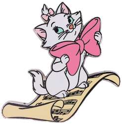 44764 - The Aristocats - Marie Standing On Sheet Music - Disneyland Resort Paris