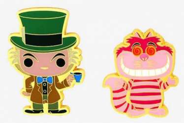 29125 - Funko Pop! - Disney - Mad Hatter and Cheshire Cat - Loungefly