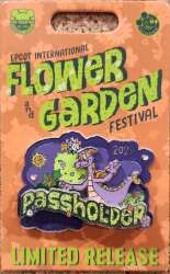 46274 - EPCOT International Flower & Garden Festival 2021 - Figment - Annual Passholder Exclusive - Walt Disney World alternate image