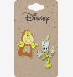 47859 - BoxLunch - Disney - Chibi Cogsworth and Lumiere Set - Disney Licensed alternate image