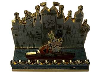 48345 - 3D Diorama Collection - Goofy Riding it's a small world - Disneyland Resort alternate image