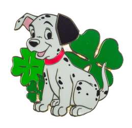 Lucky with shamrocks