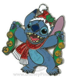 49797 - Happy Holidays 2008 Collectors Set - Stitch Playing Bells - Walt Disney World alternate image