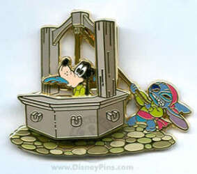 (Well Scene) - Stitch and Goofy