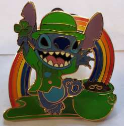 34130 - St. Patrick's Day - 2005 - Leprechaun Stitch with Rainbow - Walt Disney World alternate image