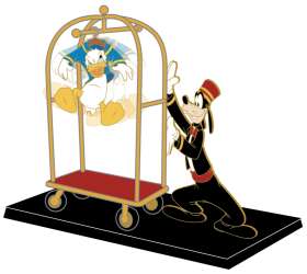 5110 - A Family Pin Gathering 2004 - Bellman Cart Sculpt Pin Set - Walt Disney World alternate image