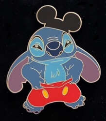 Stitch as Mickey Mouse