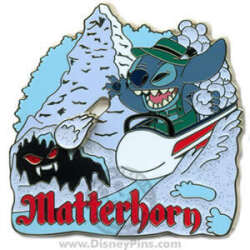 51680 - Mickey's Pin Odyssey 2008 - Stitch Matterhorn Slider - Disneyland Resort
