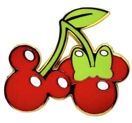 Mickey Cherries Flair Pin