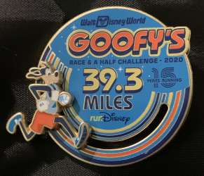 35384 - runDisney: Walt Disney World Marathon Weekend - Goofy’s Race and a Half Challenge Logo - Goofy - 15th anniversary - Walt Disney World