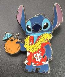 531 - Aloha! - Stitch in Red Hawaiian Shirt with Coconut alternate image