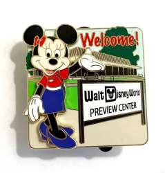 53665 - The Florida Project - WDW Preview Center Minnie Mouse Welcome Pin - Walt Disney World alternate image