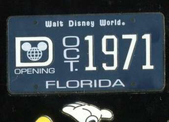 53667 - The Florida Project - Farewell License Plate Pin - Walt Disney World alternate image