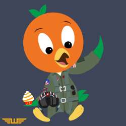 53706 - Aviator Orange Bird - Fantasy Unlicensed alternate image