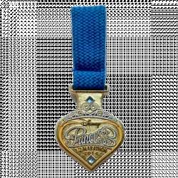 55057 - runDisney: Princess Half-Marathon Weekend - 2014 Disney's Princess Weekend - 1/2 Marathon Finishers Medal - Walt Disney World