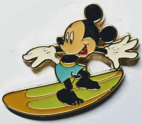 37416 - Cast Lanyard Refresh - Mickey Mouse Surfing - Disneyland Resort Paris