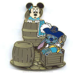 Minnie Mouse and Pirate Stitch
