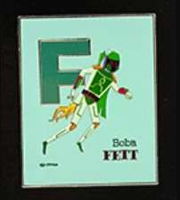 37621 - Star Wars Celebration 2020 - Alphabet Artist Series - F - Boba Fett - Disney Licensed