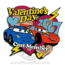 55900 - Valentine's Day - Cast Exclusive - Valentine's Day 2007 - Cars - Theme Park Cast Member Exclusive