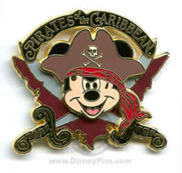 55925 - Pirates of the Caribbean - POTC Mickey Mouse Logo