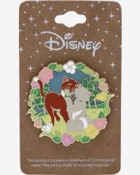 56044 - BoxLunch - Disney - Duchess & Thomas O’Malley Floral Circle Frame - Disney Licensed alternate image