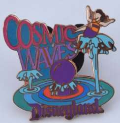 38086 - 1998 Attraction Series - Cosmic Waves Pin - Disneyland Resort